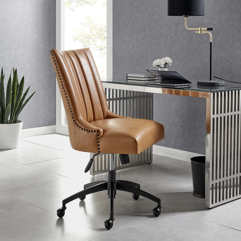 Chaise de bureau Empower, Brun clair