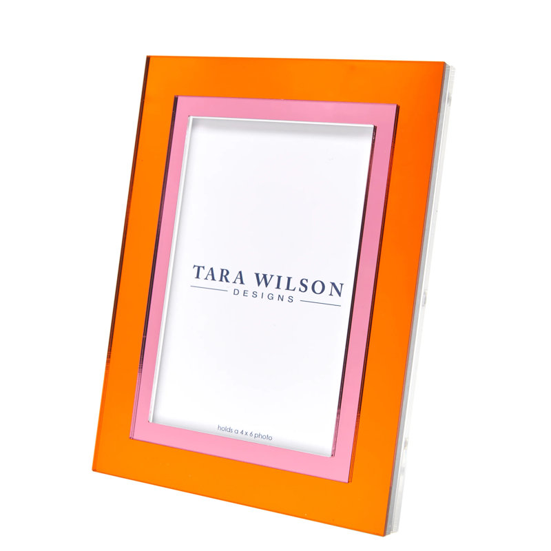 Picture Frame, Orange/Pink
