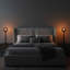 Lampe de table moderne 21 po avec tige en métal Aurelia-2118303128-2118303133