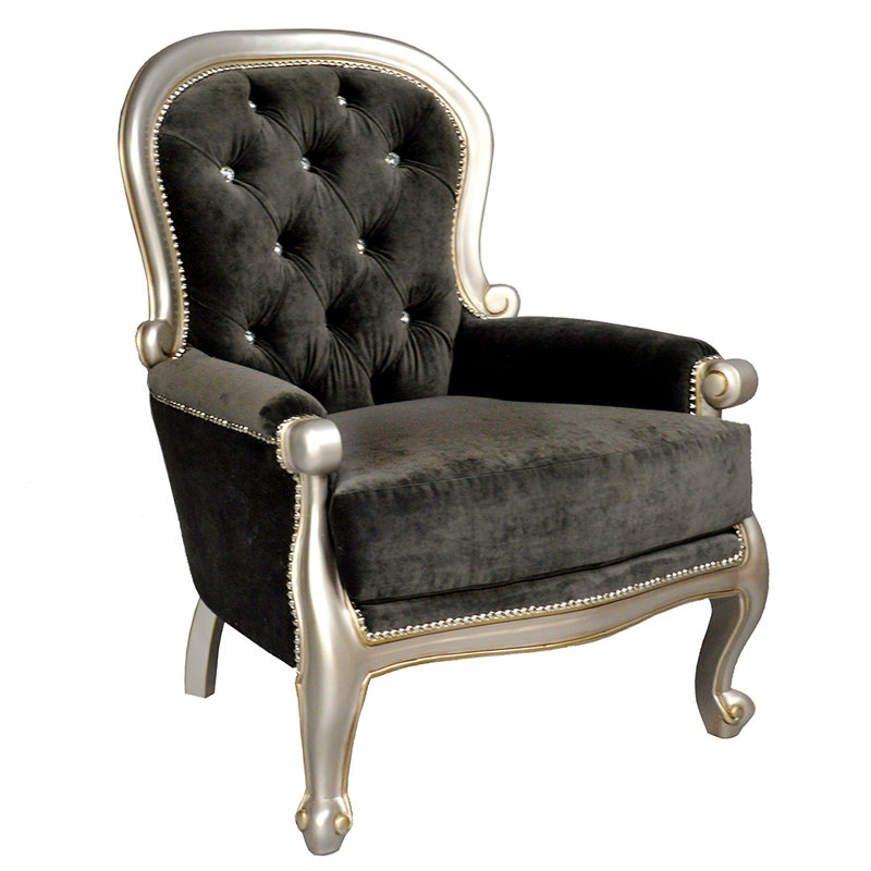 Fauteuil en polyester l 32 po Baskett