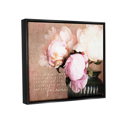 «Romantic Flower Garden Forever», art de la giclée encadrée par Susan Ball
