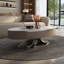 Table basse ovale de luxe italienne légère-781592968