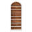 8-Tier Arched Open Display Storage Shelving Unit, Modern And Durable For Home And Office Organization-840594589