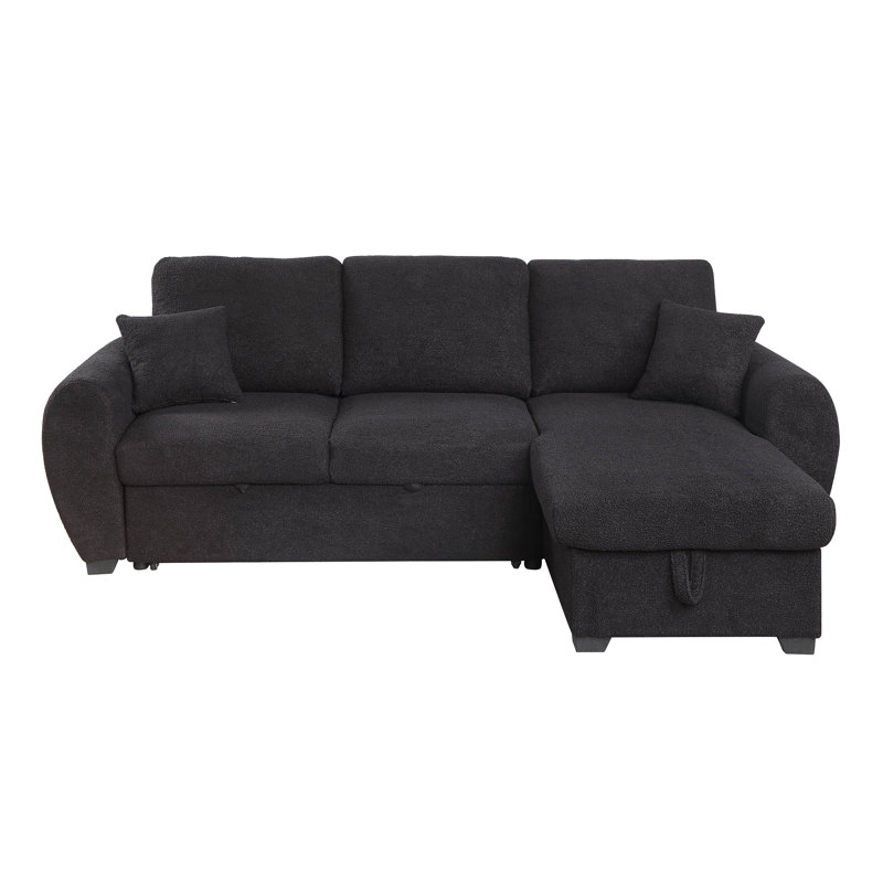 Jaimeela Upholstered L-Shaped Sectional Reversible