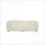 Canapé de salon incurvé contemporain de 87 po Sofas | Beige | Boucle-1019491897