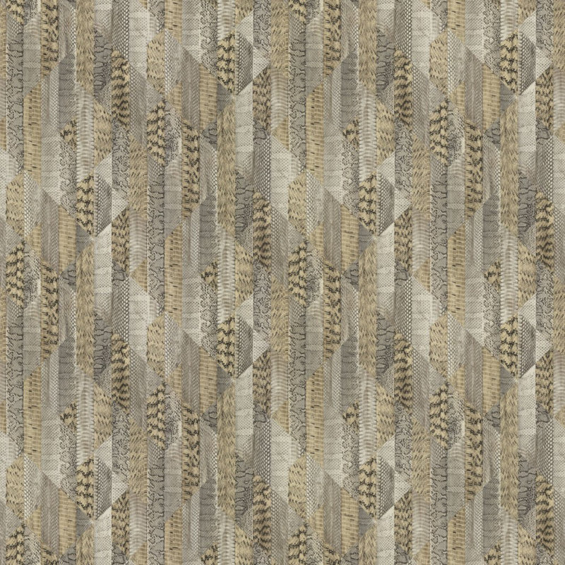 Rouleau de papier peint texturé non collé L 33 pi x l 42 po, Brun / gris / crème