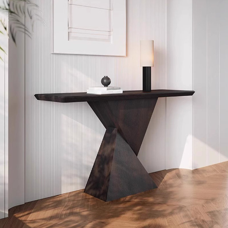 Table de véranda en bois massif de style italien