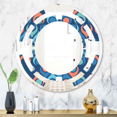 Miroir mural Space Abstract Drops X