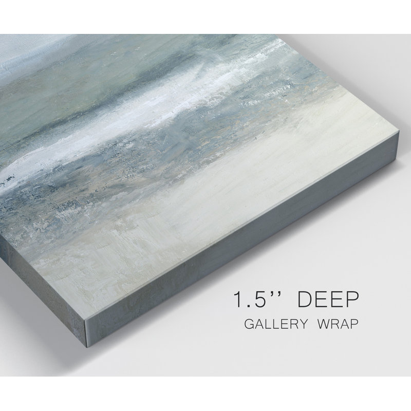 «Rolling Oceanside I», ensemble de 2 reproductions d'art sur toile tendue, H 16 po x l 32 po x P 1 po