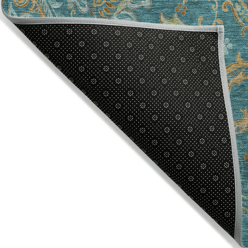 Tapis intérieur / extérieur lavable Kinslee , Rectangle 1 pi 8 po x 2 pi 6 po