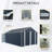 12×20 FT Outdoor Storage Shed Metal Garage Shed For Car, Bike,  - Backyard Tool House Building 2 Doors And 4 Vents