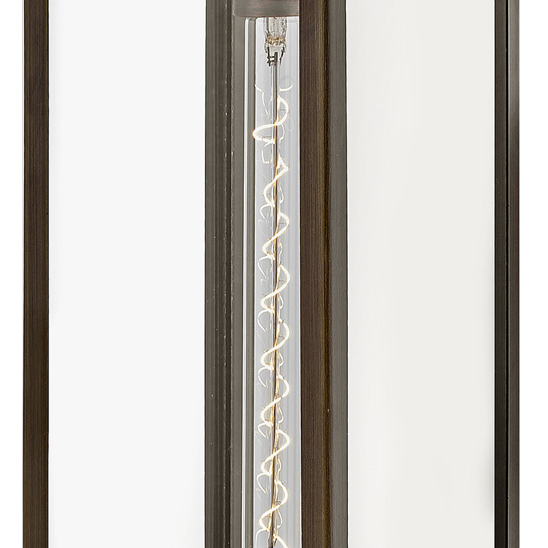 Max 1 - Light Outdoor Wall Lantern, 25" H x 7" W x 10.5" D, Burnished Bronze