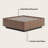 47" Square Walnunt Coffee Table