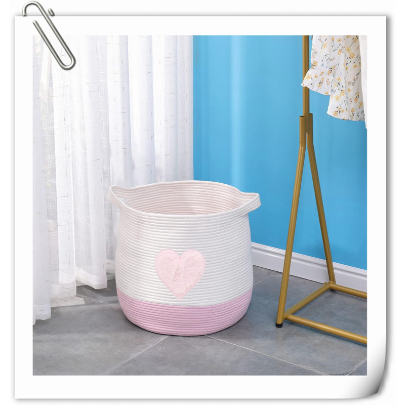Panier en tissu Beachcrest Home ™