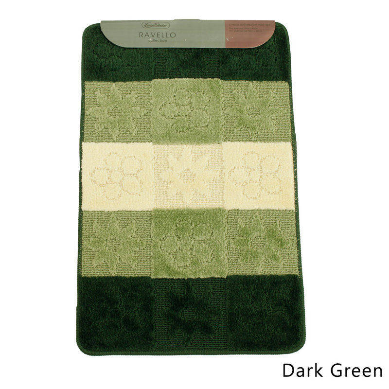 Bath Rug, Dark Green
