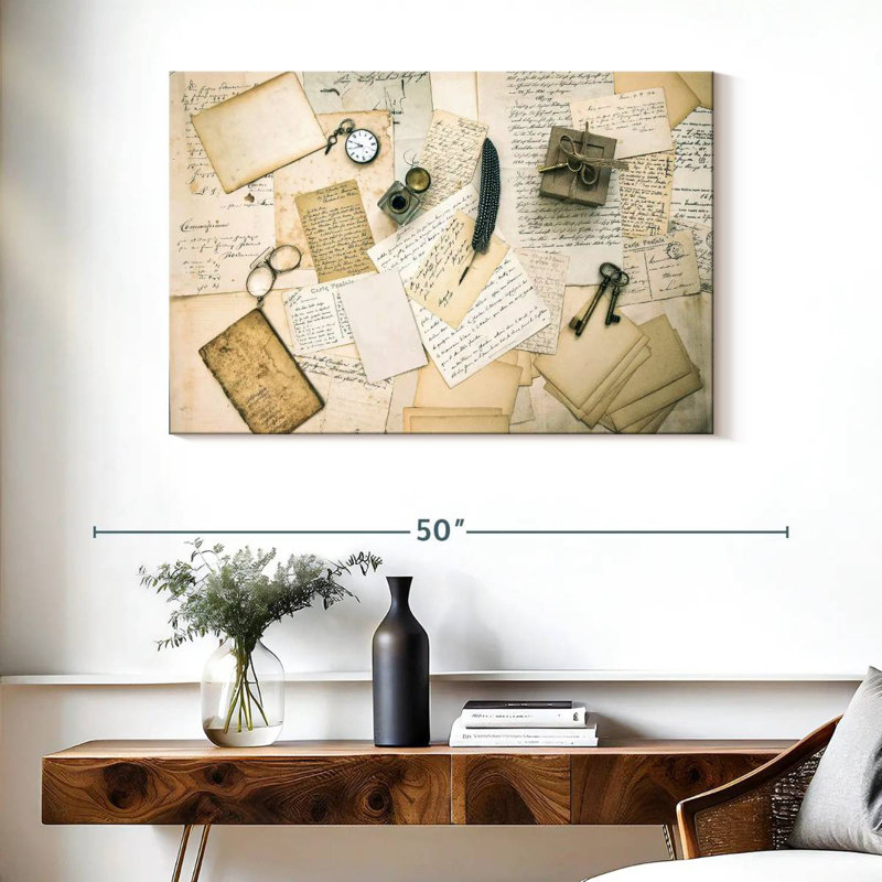 Senne Antique Letters, 26" H x 39" W
