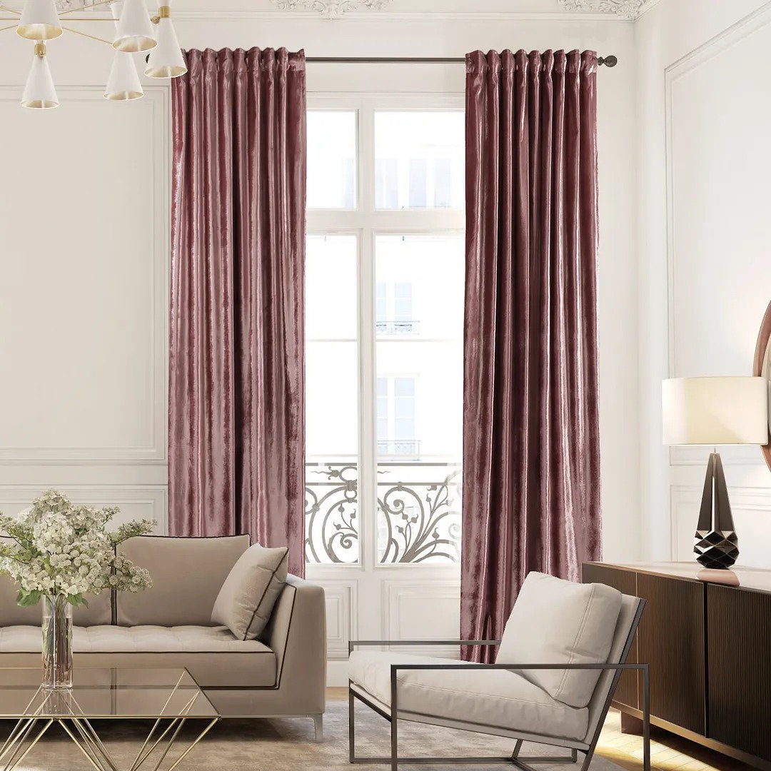 Shiny Velvet Extra wide x Extra Long Custom Made Decorative Single Panel