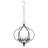 Metal Hanging Candelabra 17" x 17" x 19"-30690156
