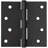 4 in. Square Corner Door Hinge Value Pack (10 per Pack)-86627189