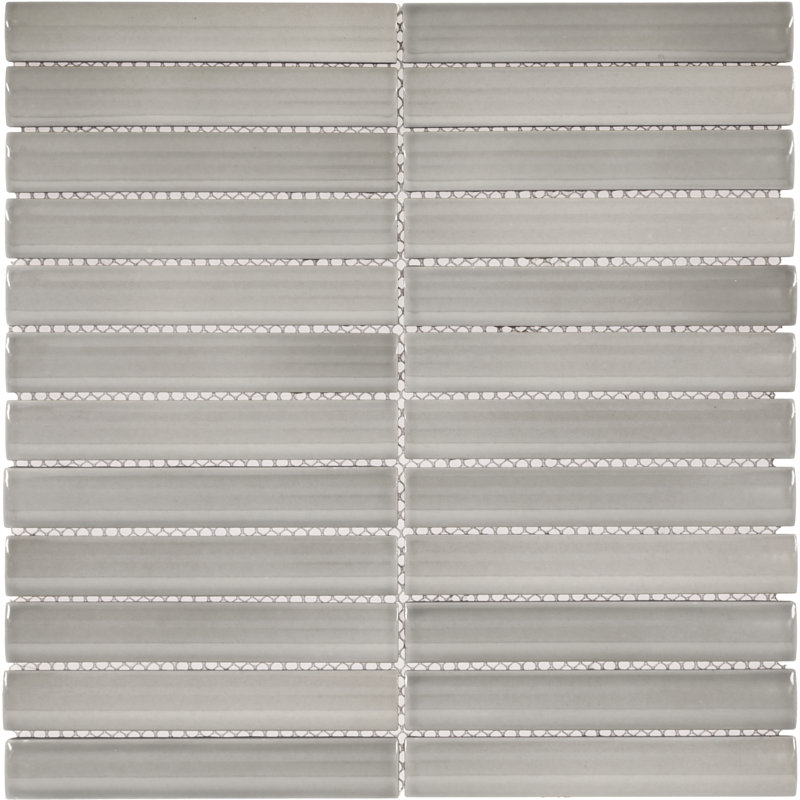 Mosaïque 1 x 6 Daltile Artefino Vintage (10 pièces par carton) (9,60 pieds carrés par carton), Gris fumé