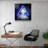 Elegant Decorative Tempered Glass Painting, 40 x 40 Inches | 100% Tempered Glass, Thickness: 0.16 Inches | UV Printing for Vibrant Colors & Durability | Perfect for Home Decor & Art Enthusiasts