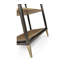 Bibliothèque étagère en bois massif H 88 "x l 30" Hamilton