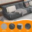 Canapé polyvalent à mémoire de forme éponge pour divers espaces, rehaussant le confort et le style-110982590