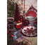 Mandala Red Rectangle No Pattern And Not Solid Colour Table Runner