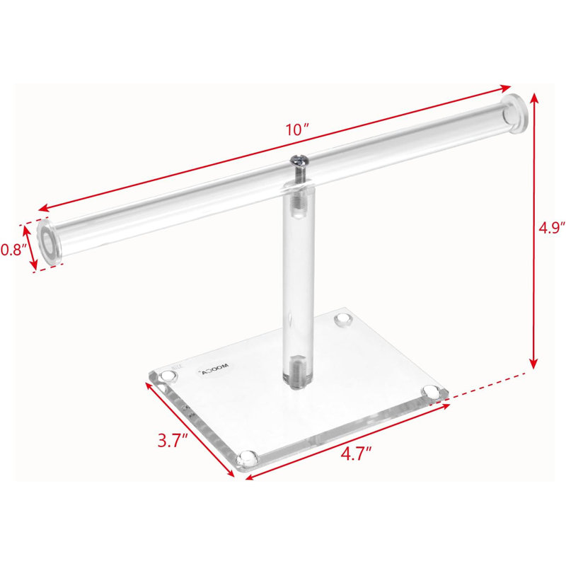 Premium Acrylic Round Jewellery Display Tree Stand