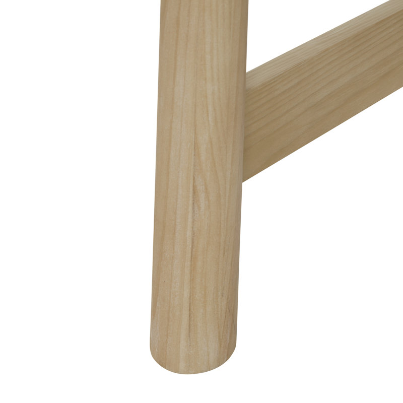 Cohle Pine Solid Wood Base Dining Table, Natural
