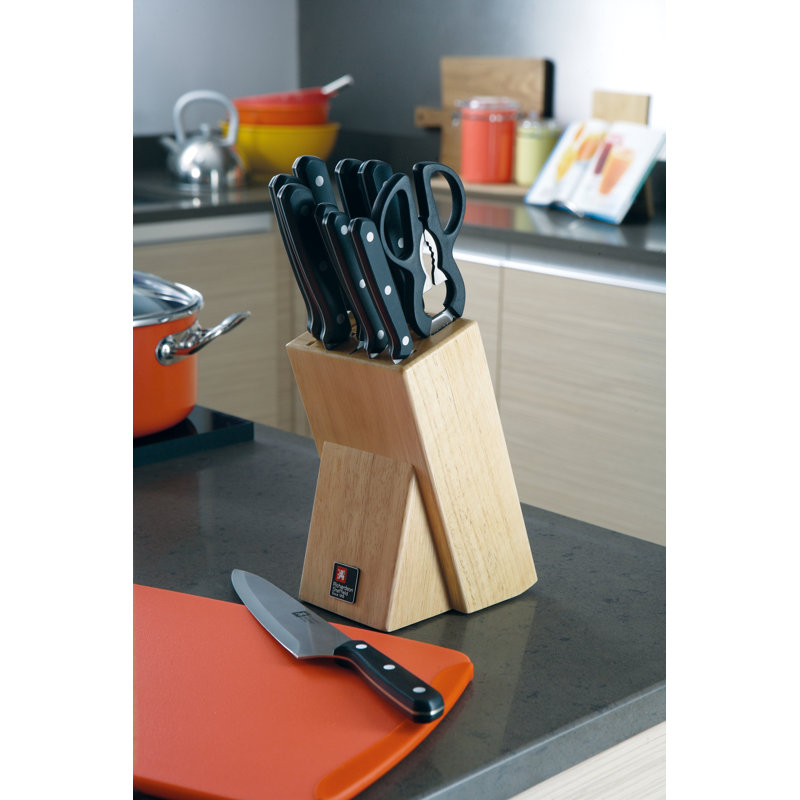 Richardson Sheffield Cucina 11 Piece Stainless Steel Knife Block Set