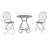Craciuna 2 - Person Patio Dining Set with Round Table-108818082