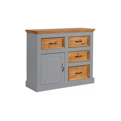 Perley Solid Wood 100cm W 4 - Drawer Chest of Drawers