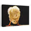 «Curious Yellow Chick Abstract Contemporary Bird Landscape Nature», reproduction d'art mural-129717282