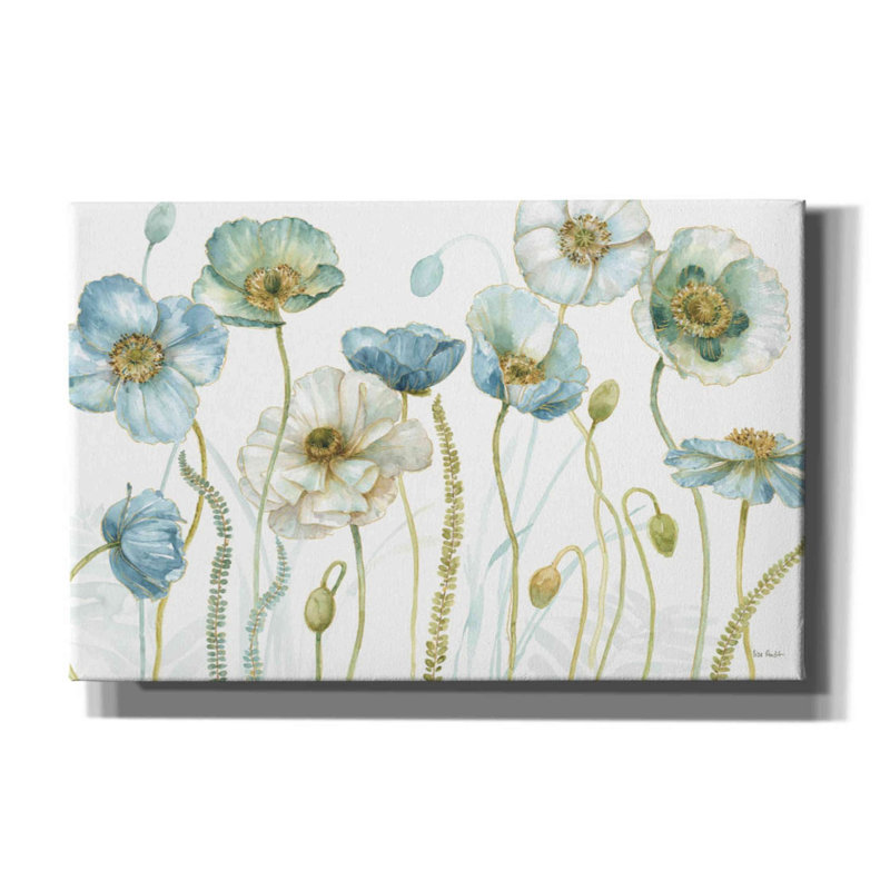 «My Greenhouse Flowers I» par Lisa Audit, art mural sur toile, H 26 po x l 40 po x P 1,5 po