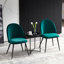 Chaise d'appoint rembourrée capitonnée en bois manufacturé-1313168008