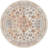 Medallion Non Slip Washable Rug(Orange)-1266927021