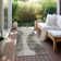 Washable Abstract Indoor / Outdoor Rug