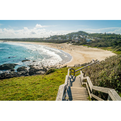 Lighthouse Beach - Wrapped Canvas Print