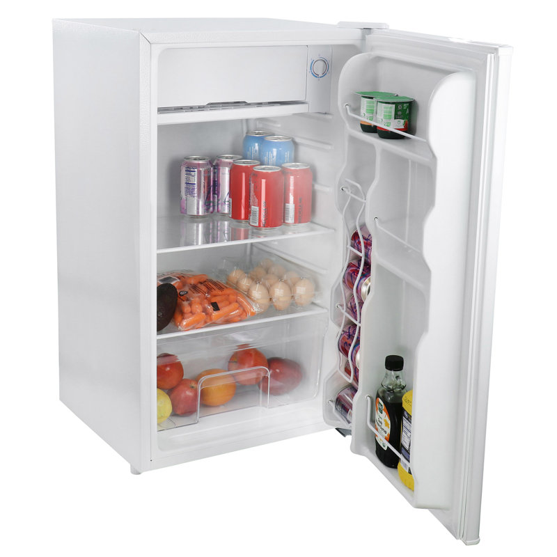 Mini réfrigérateur autoportant Mega Chef 3,2 pieds cubes, Blanc