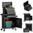 41.1'' Detachable Toolbox Storage Cabinet, 5-Drawer Tool Chest with Wheels (Black)-741313973