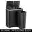 Poubelle en acier multi-compartiments-88204405