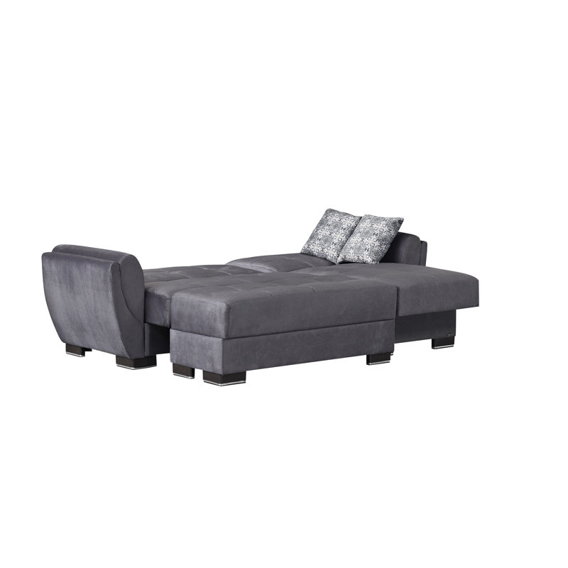 Chaise longue convertible avec rangement PrimeNest SkyHaven