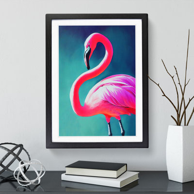Flamingo Aglow - Single Picture Frame Print