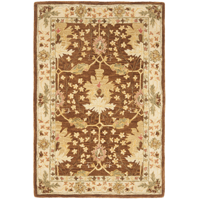 Tingley Hand Tufted Wool Pile Oriental Rug, Rectangle 5' x 8'