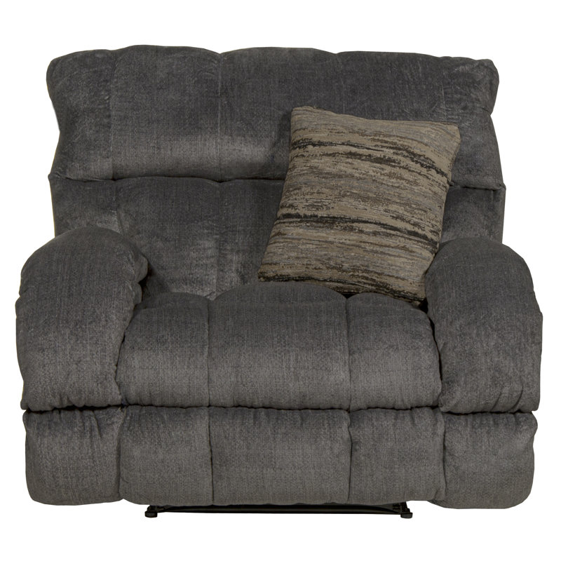 Fauteuil inclinable standard Annaliisa, 100 % polyester gris, Manuel