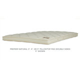 Premier Natural 5" Pillowtop Pad - Boxed Edge Construction