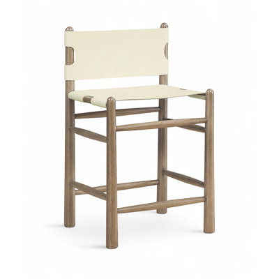 Santos Vegan Leather Upholstered Counter Stool