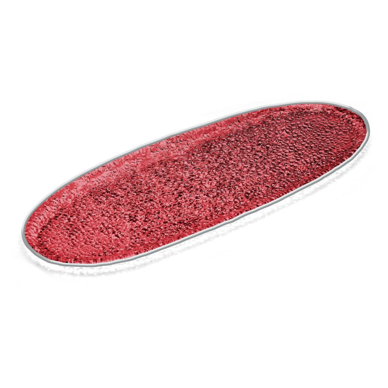 Lirica Special Oval Tray, Red