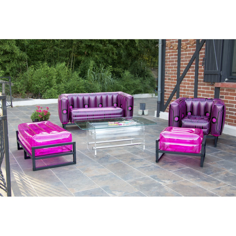 Garden Seat/Back Cushion, Pink